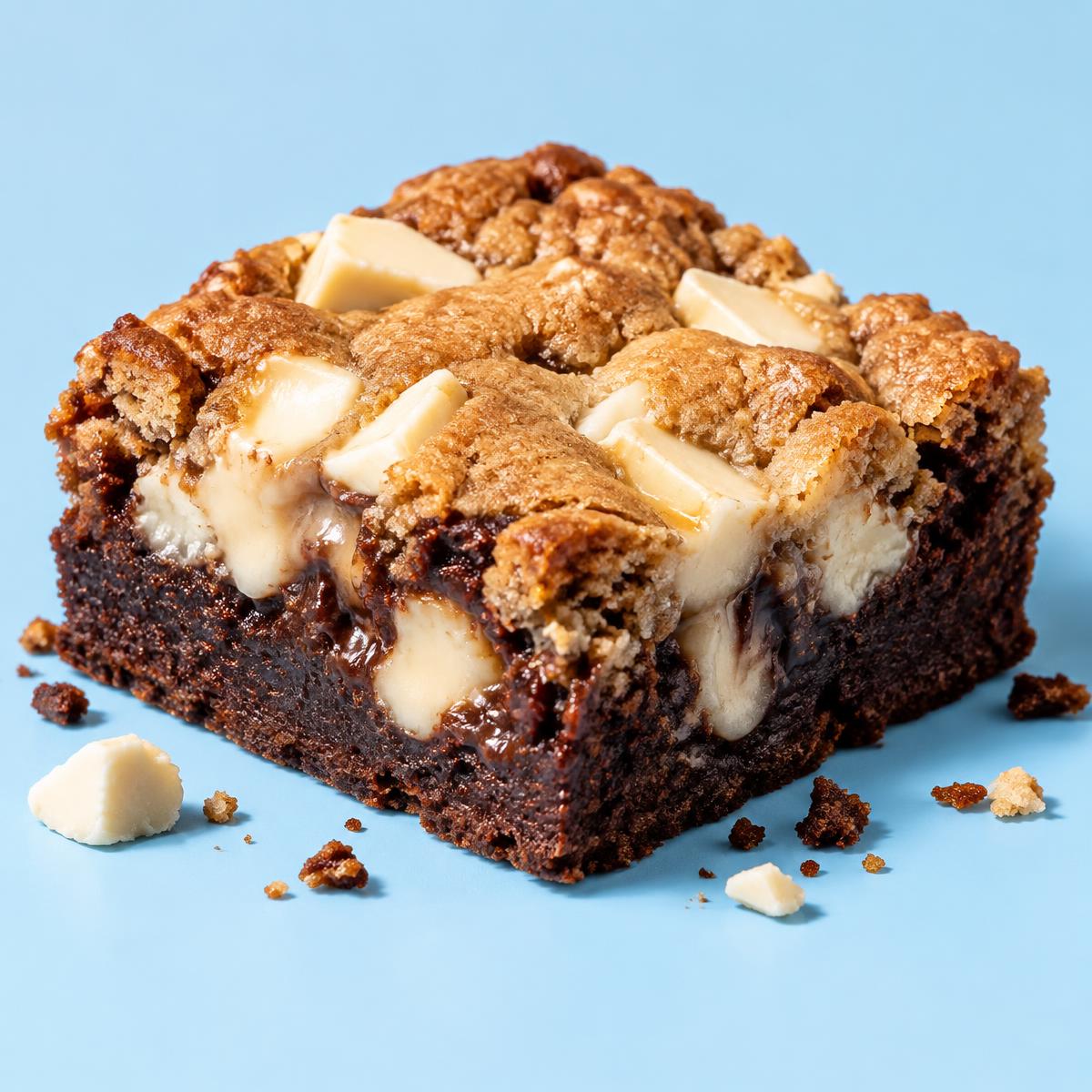 Brookie de chocolate blanco